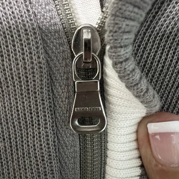 Hugo Boss Sweater Mens XL Brown Pullover Quarter Zip Casual Preppy Knit Cotton - Picture 2 of 15